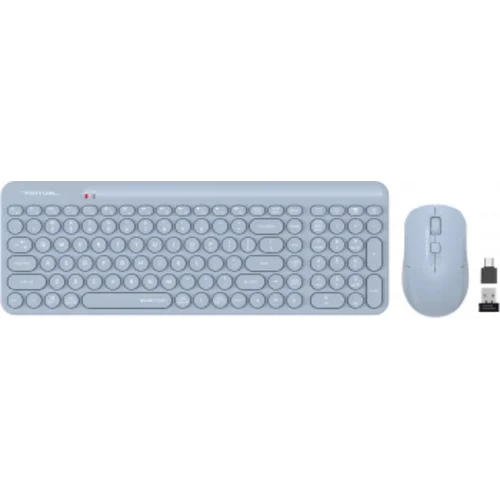 Клавиатура + мышь A4Tech Fstyler FG3300 Air2 клав:синий мышь:синий USB беспроводная slim Multimedia Клавиатура + мышь A4Tech Fstyler FG3300 Air2 клав:синий мышь:синий USB беспроводная slim Multimedia